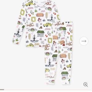 Posh Peanut 2-piece pajamas / FRIENDS size 3-4T